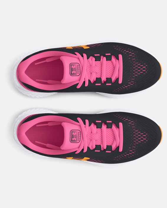 Dziewczęce buty do biegania Grade School UA Rogue 4, Black, pdpMainDesktop image number 2